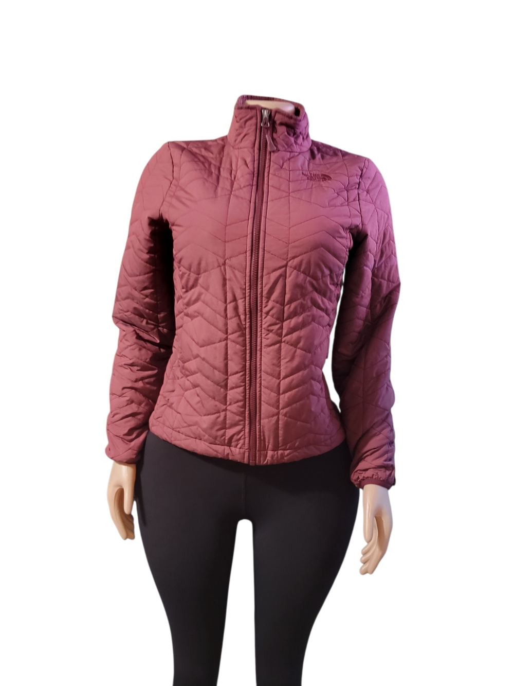 The North Face Women's Quilted Puffer Jacket in Mauve